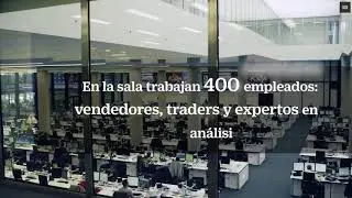 Sala de &lsquo;trading&rsquo; BBVA