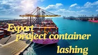 Export project 40ft Flat rack container lashing @jbr_vlogs #export #exportimport #projectcargo