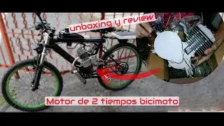 Bicimoto unboxing y review motor 2 tiempos BICIMOTO