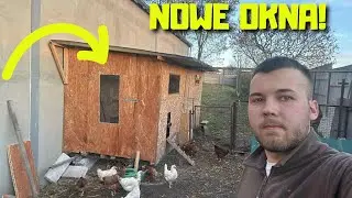 Nowe OKNA w kurniku! 🐔 Kury będą miały lepszy widok niż ja 😂