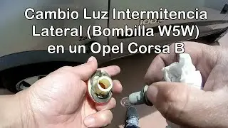 Cambio Bombilla de la Luz Intermitente Lateral de un Opel Corsa B