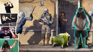 Streamers Getting Scared While Playing Half-Life Alyx Part 3 (Jumpscares/Funny Moments)