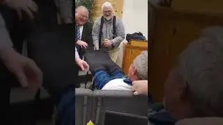 Stuck waders after a baptism 🤣