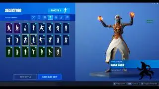 NEW EMBER SKIN *71*SHOWCASE WITH ALL FORTNITE DANCES & NEW EMOTES! (Fortnite Season 8 Skin)