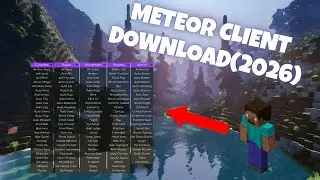 How to Download and Install Meteor Client In Minecraft Java 1.21.11(NEW 2026)