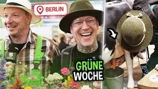 Monte & Schradin auf der GRÜNE WOCHE Messe! 😱🪴Kuh melken, BEEF & Essen! 😎 | MontanaBlack IRL