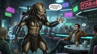 Alien Predator stormed the Galactic Bar with Threats the Human Said, Try HFY sci-fi Reddit Story