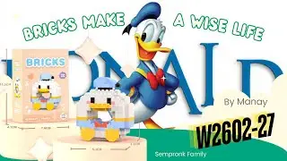 HOW TO BUILD DONALD DUCK W2602-27 DONUT BRICKS (BAHASA)