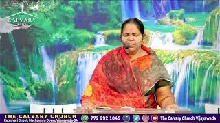 The Calvary Church Vijayawada ||  Pastor Yesupadam || Mrs Deevena  || TCCV Live