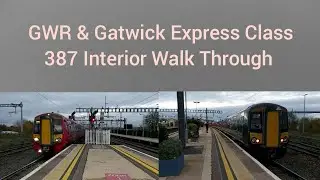 GWR & Gatwick Express | Class 387 Interior Walkthrough | 13.11.21