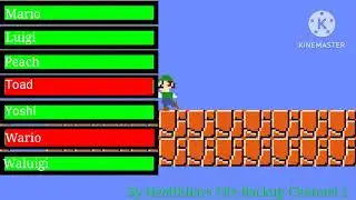Mushroom Kingdom Mayhem with Healthbars(From Level UP).