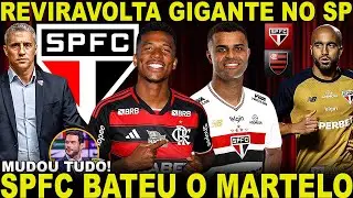 ACONTECEU AGORA!!! SPFC BATE O MARTELO! REVIRAVOLTA DO JUDAS! ALISSON FICA! MARCOS ANTÔNIO NO FLA E+
