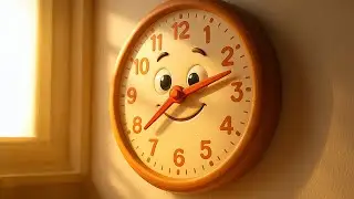 Tick tock, tick tock, the hands go round and round #KidsSong #LearningTime  #happykids