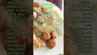 Siomay Ikan Tenggiri Josss 👍👍 #recook#Goreng & Kukus mantappp 🫰🫰 #reels #recipes #healthyfood