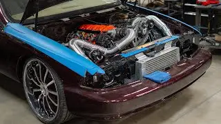 Supercharged 96' Impala, 1956 El Dorado Biarritz, taking the IROC Camaro for a spin!