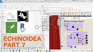 Echinoidea Part 7 | Rhino Inside Revit,  Joints with Extrusion and Sweep Void in Revit Column Family