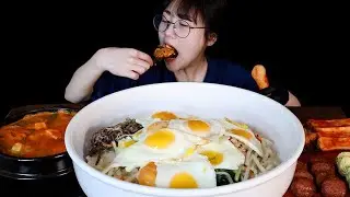 미친 혼자 얼마나 먹는거야?? 모듬 나물 비빔밥 10인분 먹방  | Bibimbap & Cheonggukjang | MUKBANG | EATING SHOW |ASMR
