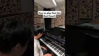How to play fast like Bud Powell! #jazzmusic #piano #jazz #improvisation #budpowell