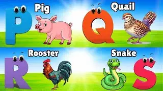 Animals Alphabet Song for Kids | Phonics for Kids | Learn ABC | Alphabet Letters | Baby