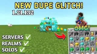 UNLIMITED DIAMONDS! 🔥 New Duplication Glitch Minecraft Bedrock 1.21.132 (Survival) 