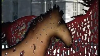 The new Running Horses by Joe Fafard