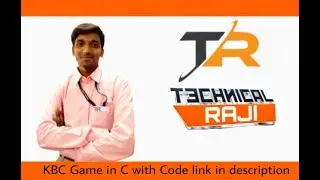 KBC Game in C with code link in description
