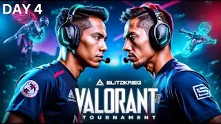 BLITZKRIEG Valorant Tournament - DAY 4 - Final Brackets + SF 🔥🔥