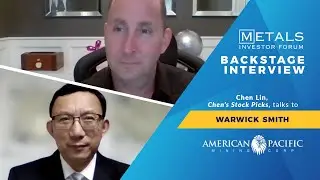 Chen Lin talks to Warwick Smith of American Pacific Mining at the Sept. 2021 Metals Investor Forum