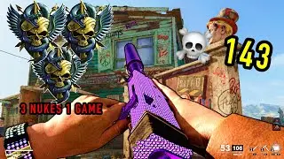 143 KILLS & TRIPLE NUKE w/ Best Mac-10 Class Setup in Black Ops Cold War (No Commentary)