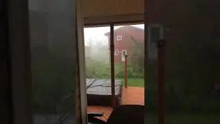 Hail storm in Pointe du Ch&ecirc;ne NB