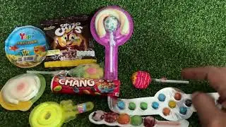 asmr various candies in the world