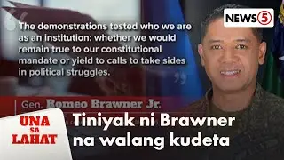Brawner: Nasubok ang katapatan ng AFP sa gitna ng protesta vs. korapsyon | Una Sa Lahat