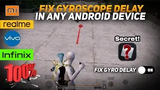How to fix gyro delay in any android device || Gyroscope delay problem fix in BGMI , BGMI gyro delay