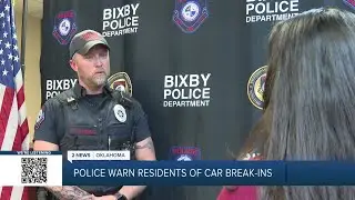 Multiple police departments warn against car break-ins