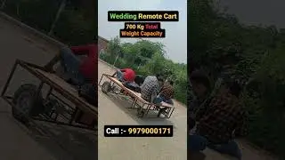 India's first High speed battery Operated 💯 Best Wedding Trolley #batteryoperated #wedding #trolly