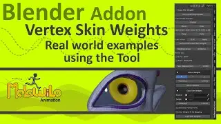 Perfect Skin Weight Editing in Blender - Vertex Skin Weights Addon Tutorial - Toes and Fingers