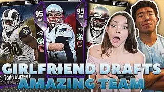 GIRLFRIEND DRAFT! SHE DRAFTS AN AMAZING TEAM! Madden 18 Draft Champions