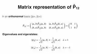 Quantum Mechanics; Chapter 12: Identical Particles