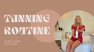 SELF TANNING ROUTINE 🤎 BEST SELF TANNER SUN LABS ULTRA DARK!