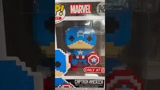 8 Bit Captain America Funko