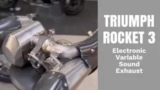 VANDEMON TRIUMPH ROCKET 3 GT & R - Stealth E-Valve Titanium Slip-On Mufflers