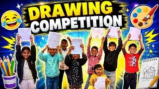 Hardest Drawing Competition Challenge 😈 very funny challenge 😂