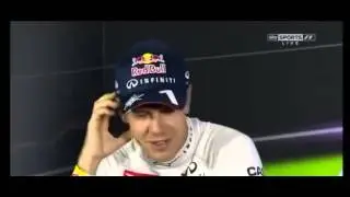F1 Bahrain GP 2013 - Sebastian Vettel Qualifying Press Conference