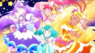 [1080p] Precure Southern Cross Shot! (Star Twinkle Precure Group Attack)