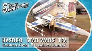 🌌 HASBRO Star Wars TFA - Resistance X-Wing Fighter - Unboxing Review deutsch