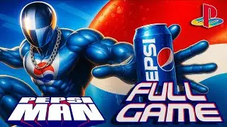 PepsiMan FULL GAME Walkthrough Longplay (PS1)