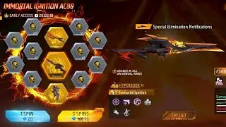 IMMORTAL IGNITION AC80 one spin tips and tricks free fire Max Kitna Diamond mein niklega