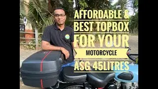 ASG SG 45 литров, лучший качественный верхний кофр для Royal Enfield Classic 350 I, доступный и л...