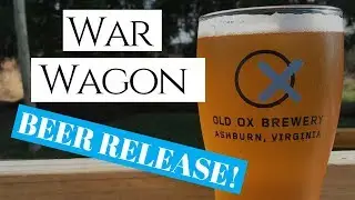 Sampling the War Wagon Pilsner | Local Ashburn, Leesburg Brewery