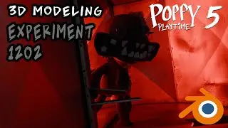 Домашнее обучение с Фином - Эксперимент 1202 3D-модель #poppyplaytimechapter5 #blender3d